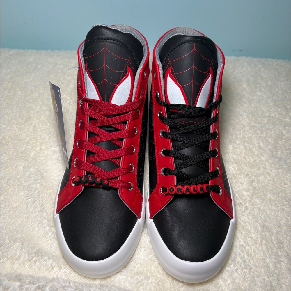 Marvel Black and Red Spider Sneakers
